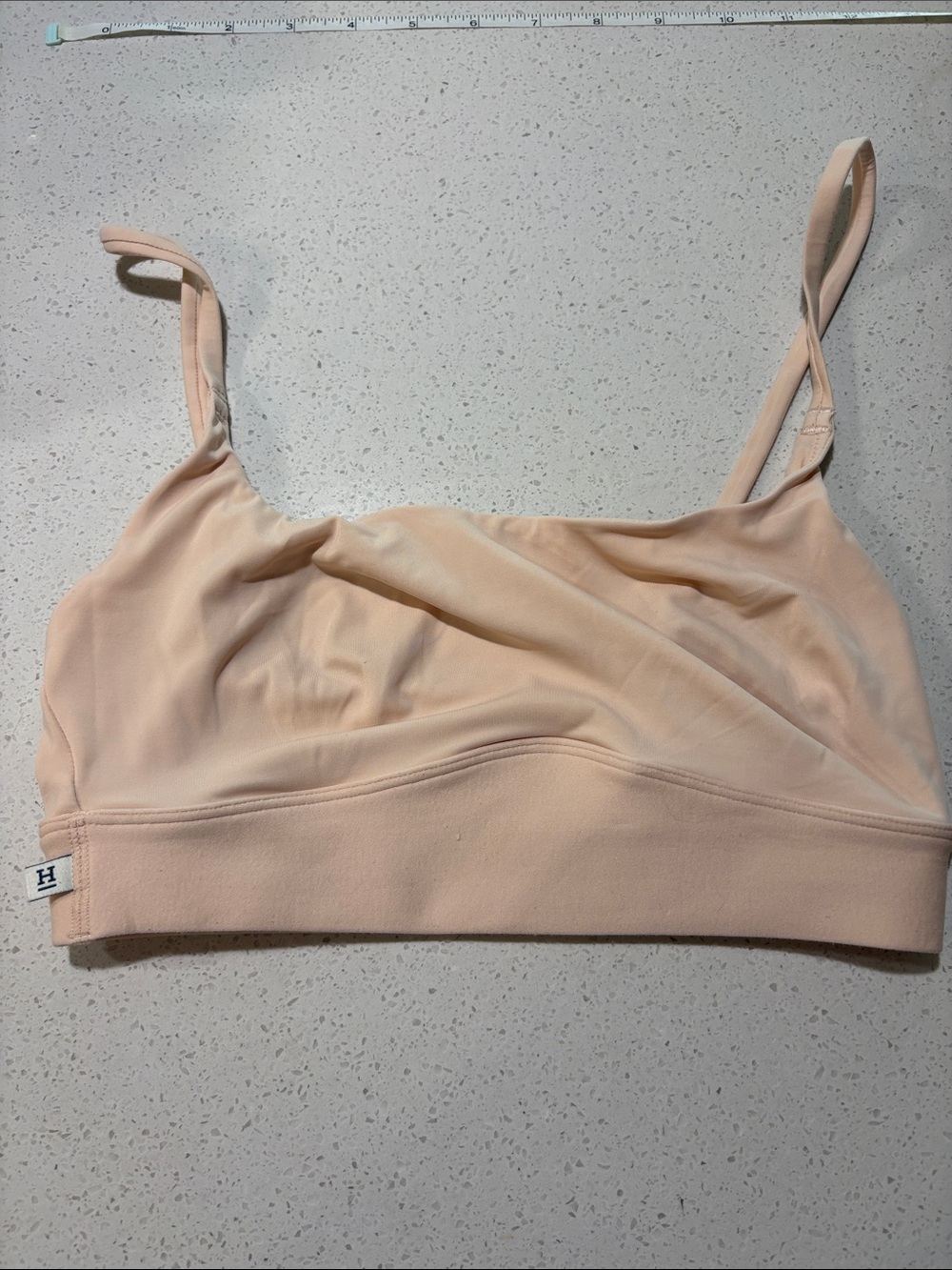 Harper Wilde Seamless Light Peach Bralette with Adjustable Straps